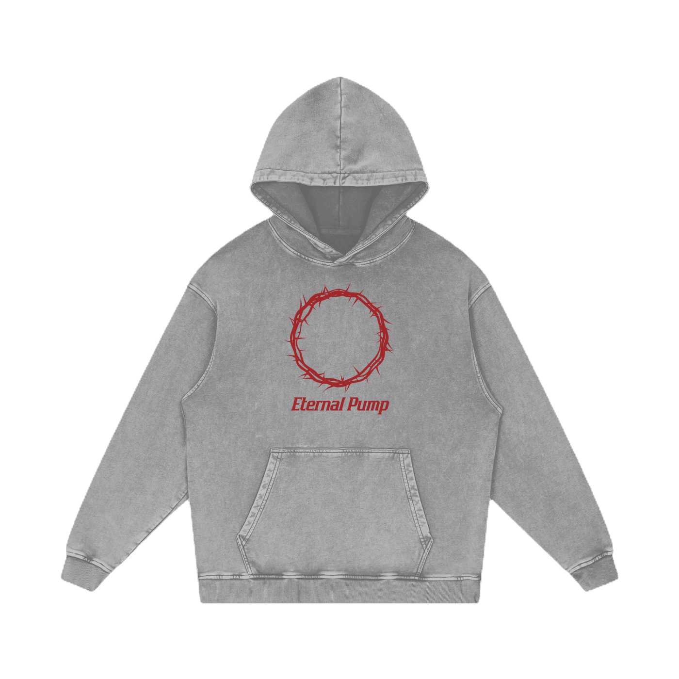 Eternal Pump Hoodie in Gray, front